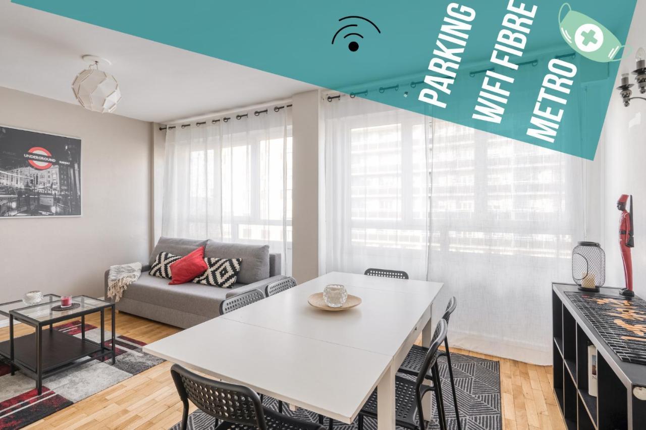 Superbe Apart 2 Rooms Lumineaux Parking Casa Lyon Dış mekan fotoğraf